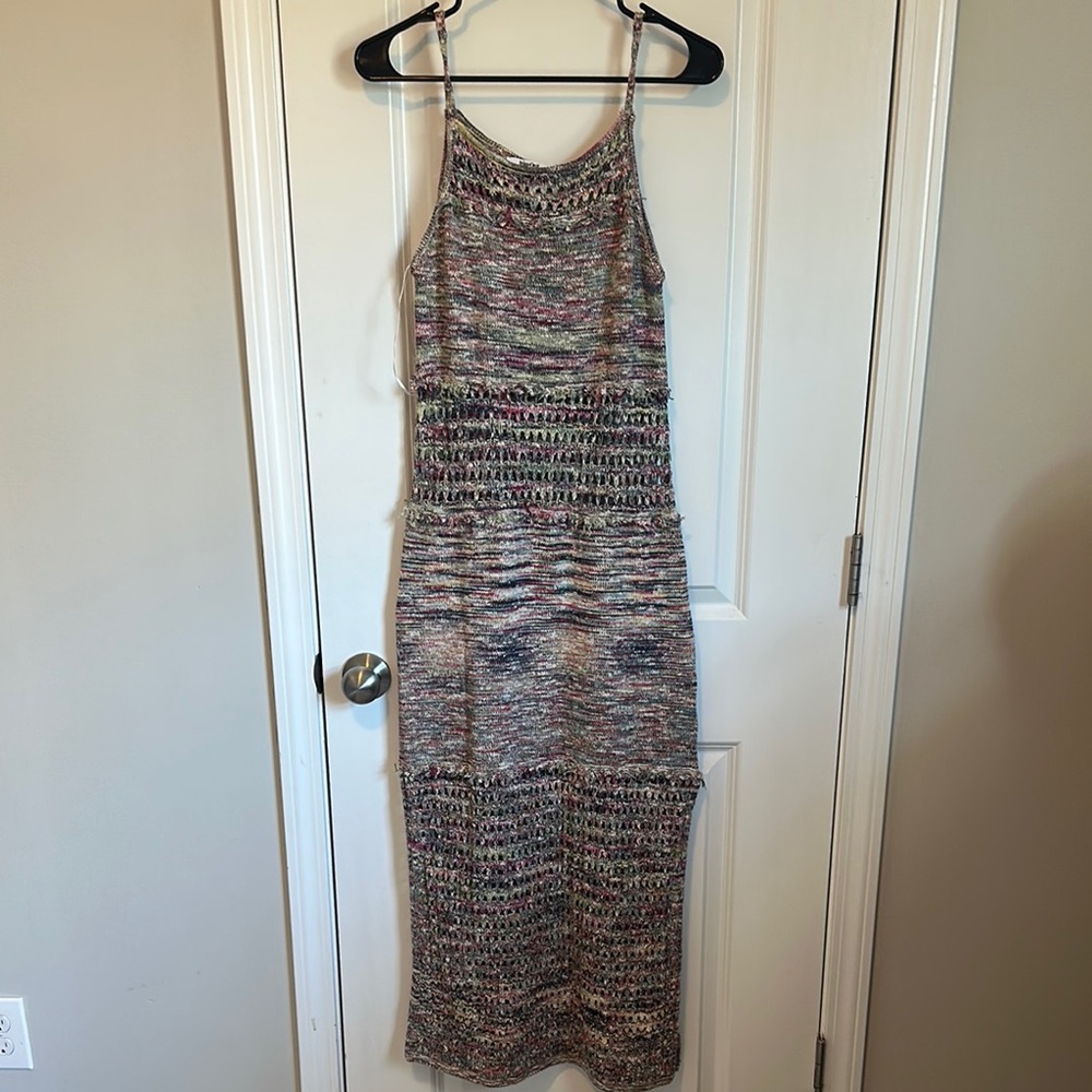 Primark Gray Brown Sheath Midi Dress